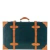 Vintage Leather Trunk Green: VIN-18