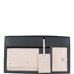Woman's Gift TRAVEL SET Blush Croc