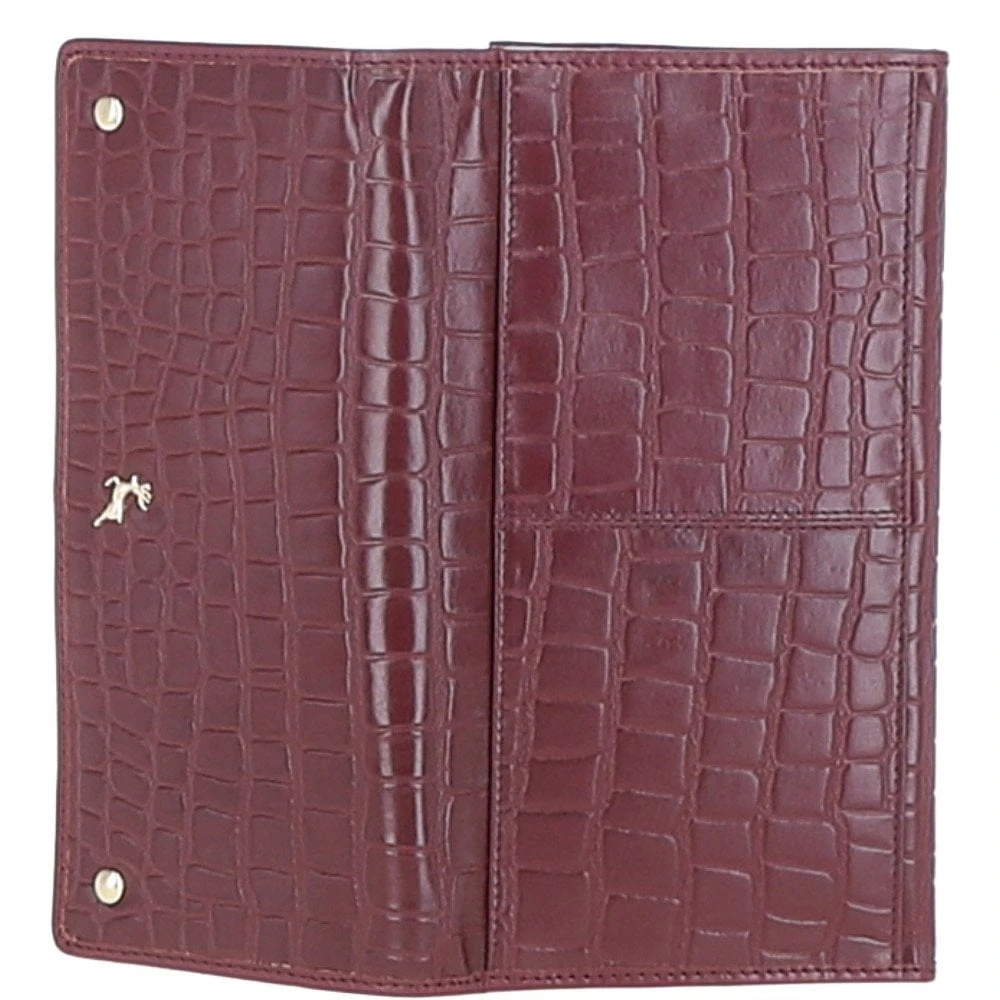 Woman's Gift TRAVEL SET Burgandy Croc - Image 8