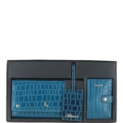 Woman's Gift TRAVEL SET Teal/croc