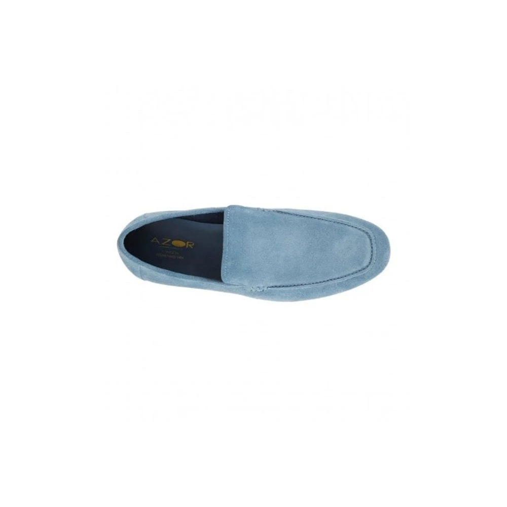 Men's Suede Versatile Loafer Light Blue: LC SAVONA - Image 2
