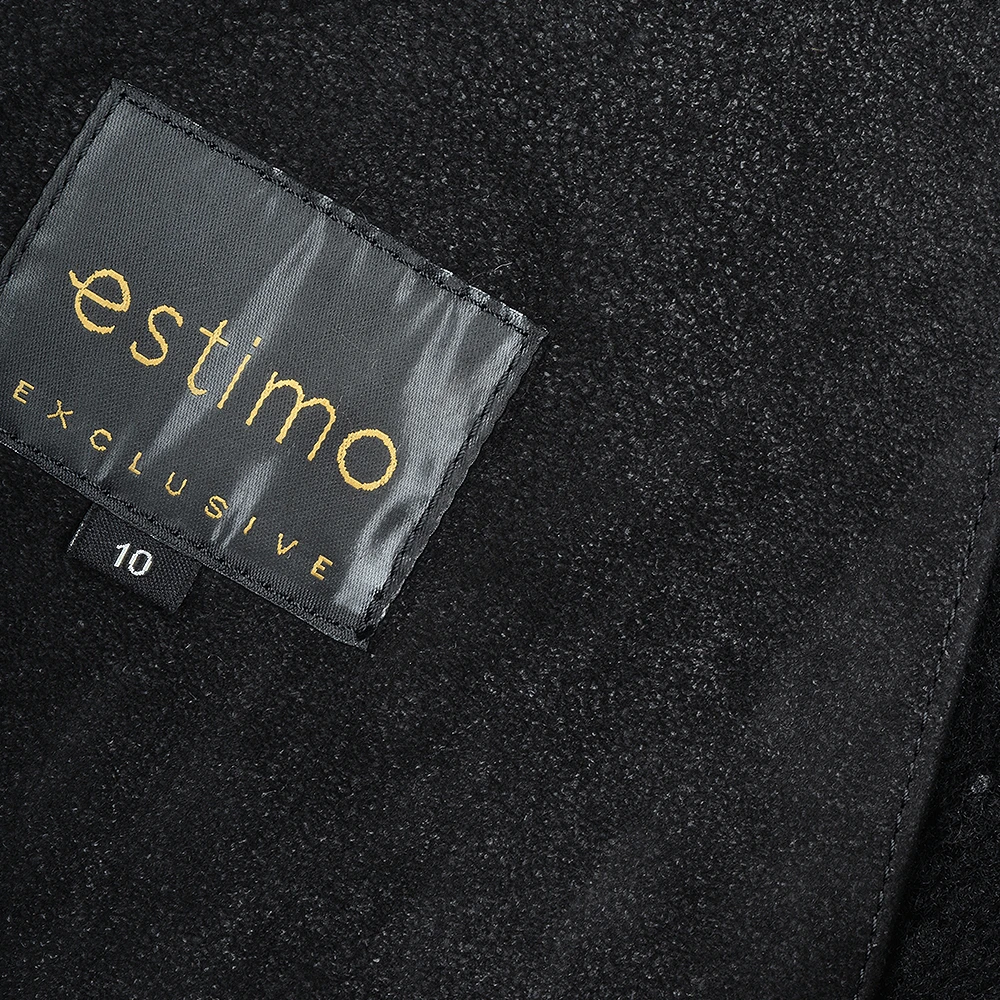 Belted Biker 2-in-1 Biker Pilot Jacket Black/snu : Luna - Image 8