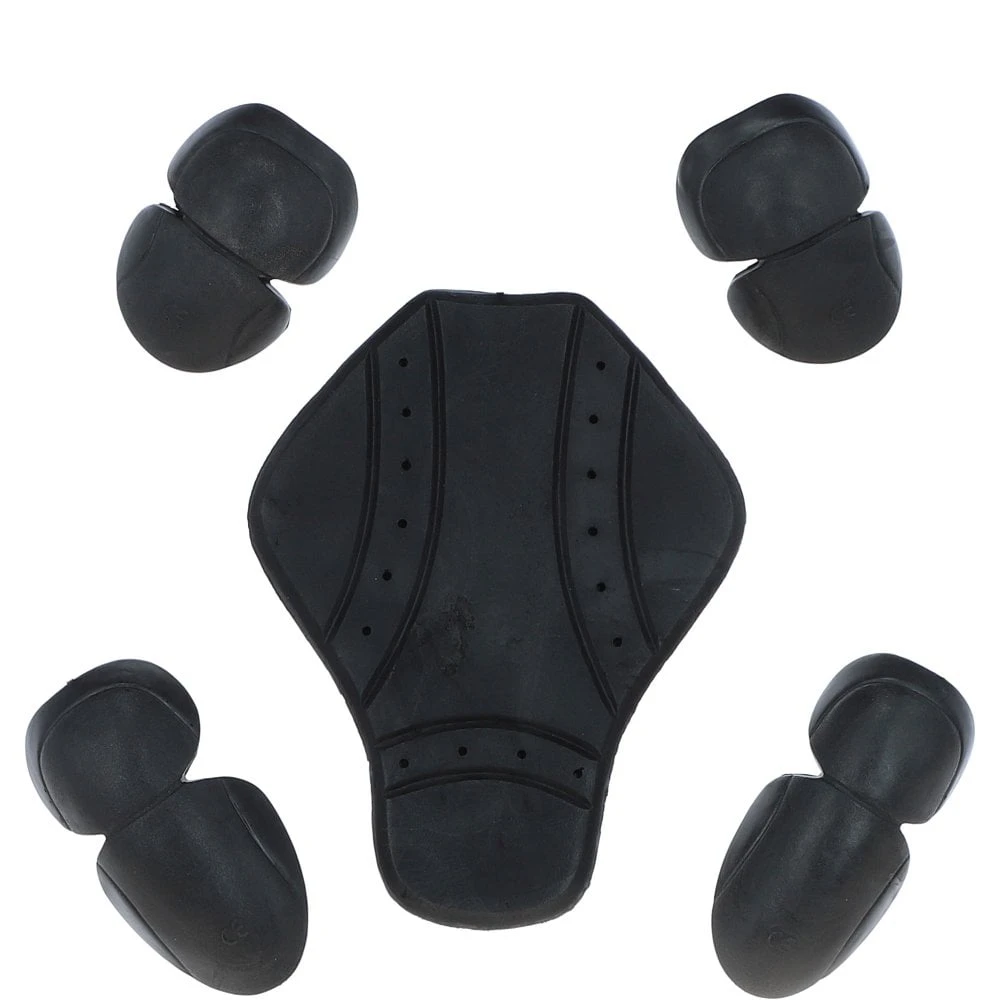 Biker Jacket Protection Inserts: 5 Pads Set