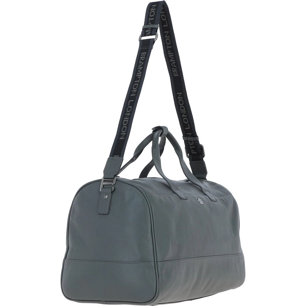Leather Holdall Grey: 63778 - Image 4