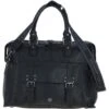London Leather Weekender Bag Black: 64807