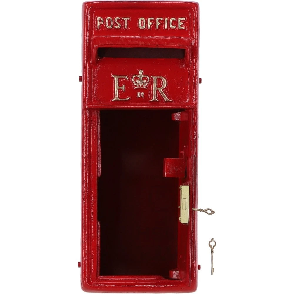 Cast Iron Replica Royal Mail ER Mailbox Red: DI-3729 - Image 2