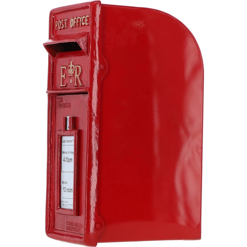 Cast Iron Replica Royal Mail ER Mailbox Red: DI-3729 - Image 3