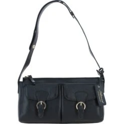 Chic And Stylish Shoulder Bag With Adjustable Strap Black: 64416
