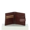 Classic 3 Card & ID Billfold Tab Wallet Leather Wallet Tan : 1222-VT