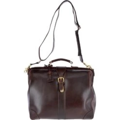 Classic Leather Doctors Work Bag Brandy : Dextor
