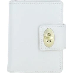Elegant Leather Purse White: Y-60