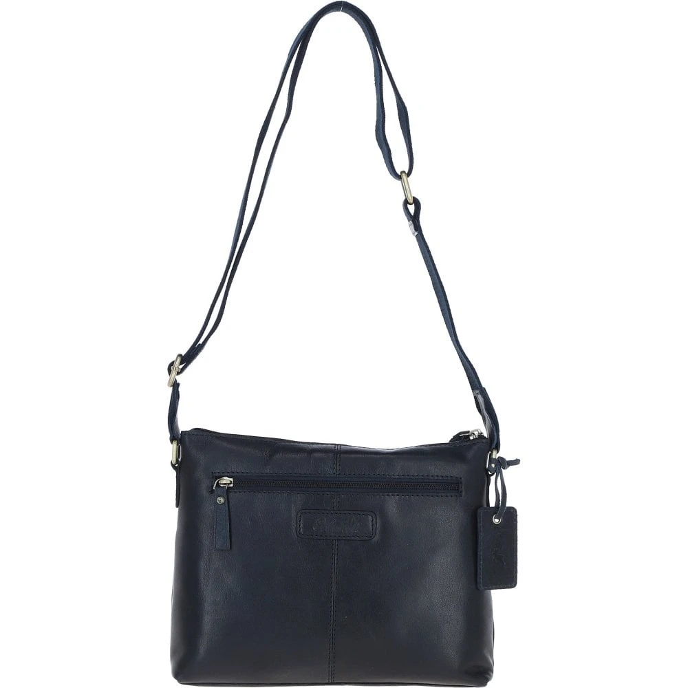 Exquisite Leather Cross Body Bag For Women Navy: G-17 - Image 3