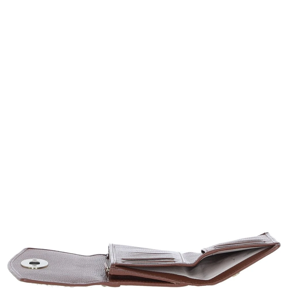 Exquisite Leather X Harris Tweed Twist-Lock Purse Tann/Mcload: TW-11-02-TM - Image 5