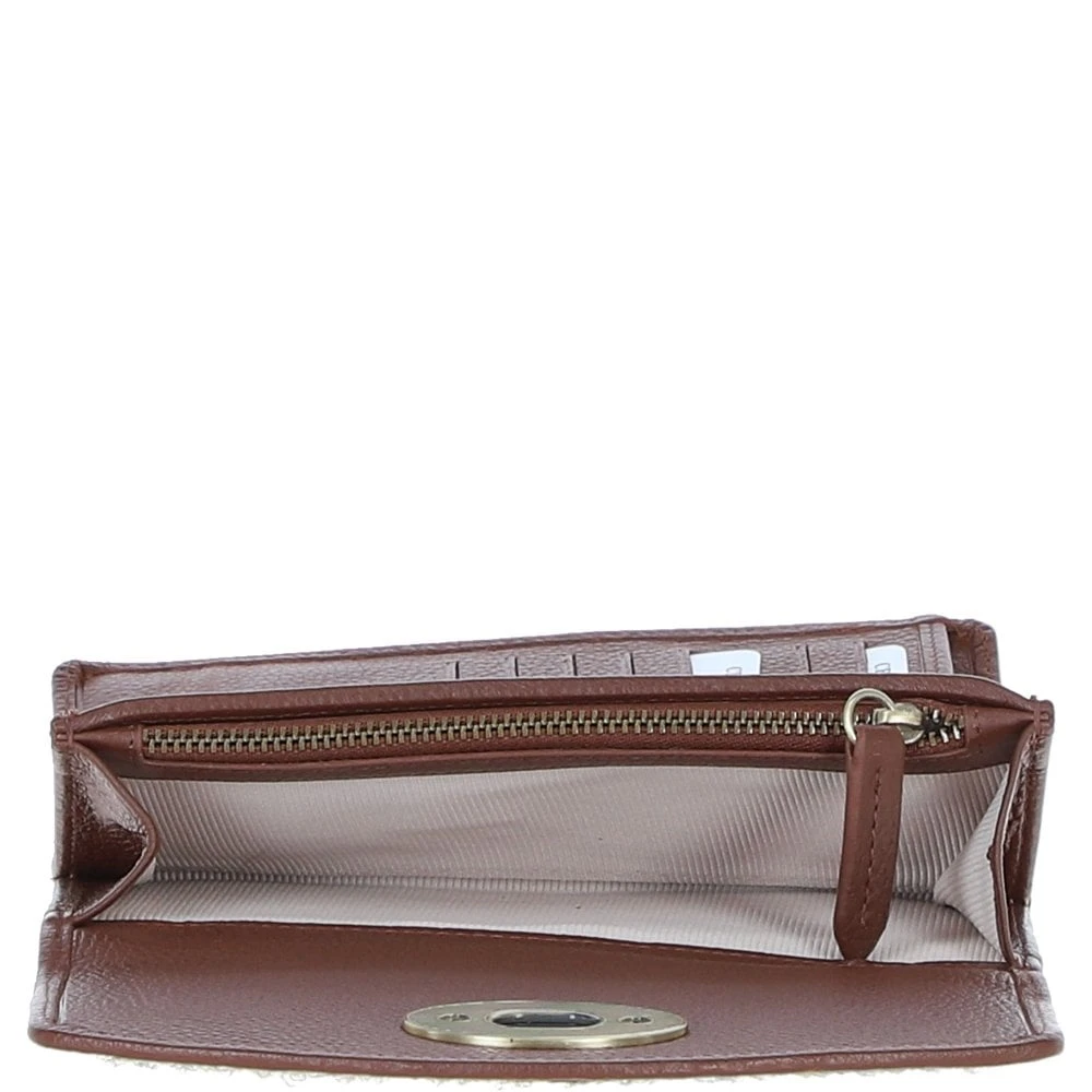 Exquisite Leather X Harris Tweed Twist-Lock Purse Tann/Mcload: TW-11-02-TM - Image 7