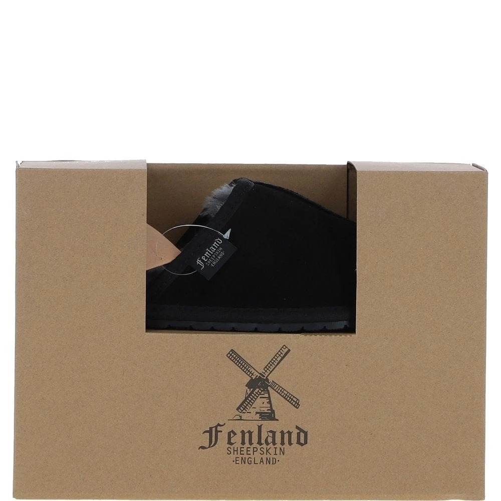 Classic Mens Slippers Black: Duke - Image 2