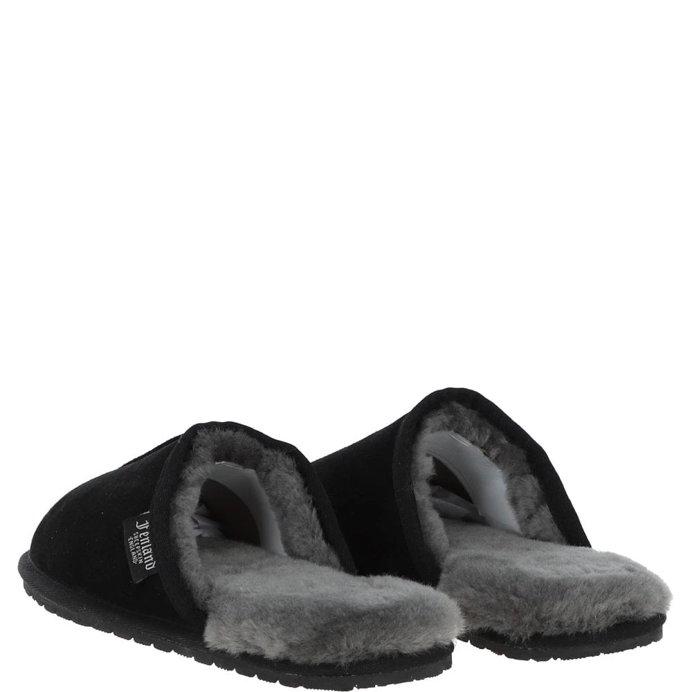 Classic Mens Slippers Black: Duke - Image 3