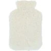 Curly Wool Hot Water Bottle Ivory