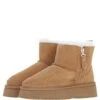 Ladies Sheepskin Boots Tan: Hetty-Boots