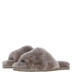 Ladies Sheepskin Sliders Mink: Suzy