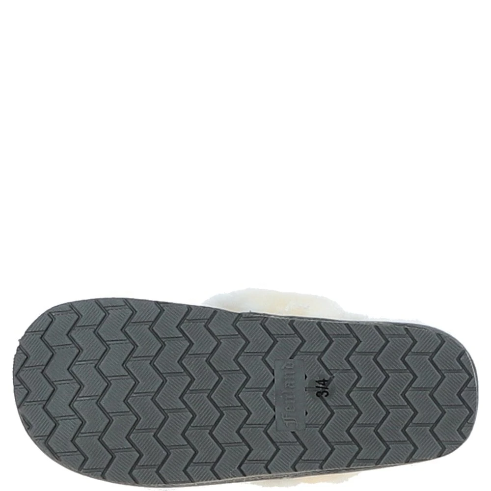 Real Sheepskin Wool Mule Slippers Grey: Elena - Image 4