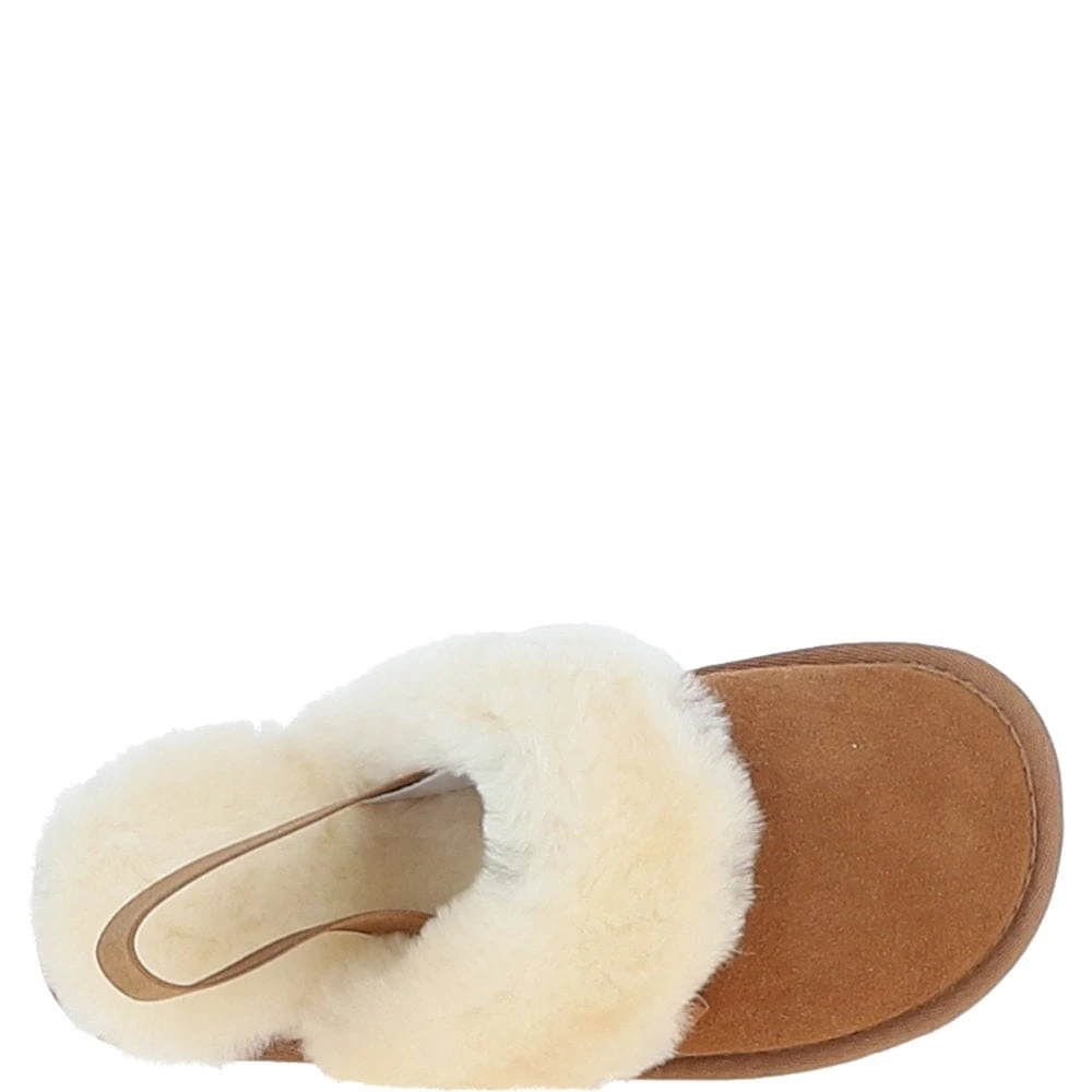 Real Sheepskin Wool Mule Slippers Tan: Elena - Image 3