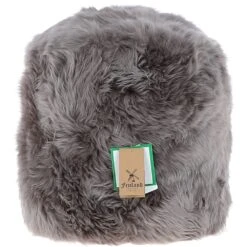 Sheepskin Pouffe Stool Mink: FF-POUFFE