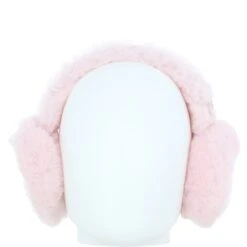 Sheepskin Winter Earmuffs Pink: Fen-205 Kids