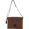 Five Pocket Carry All Leather Messenger Bag Oily Brown : Peter