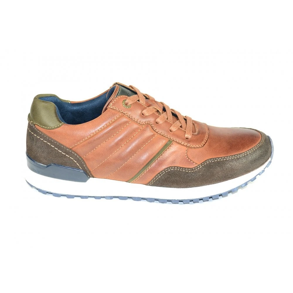 Casual Daily Men's Trainer Tan/Brown: LC OHIO - Image 2