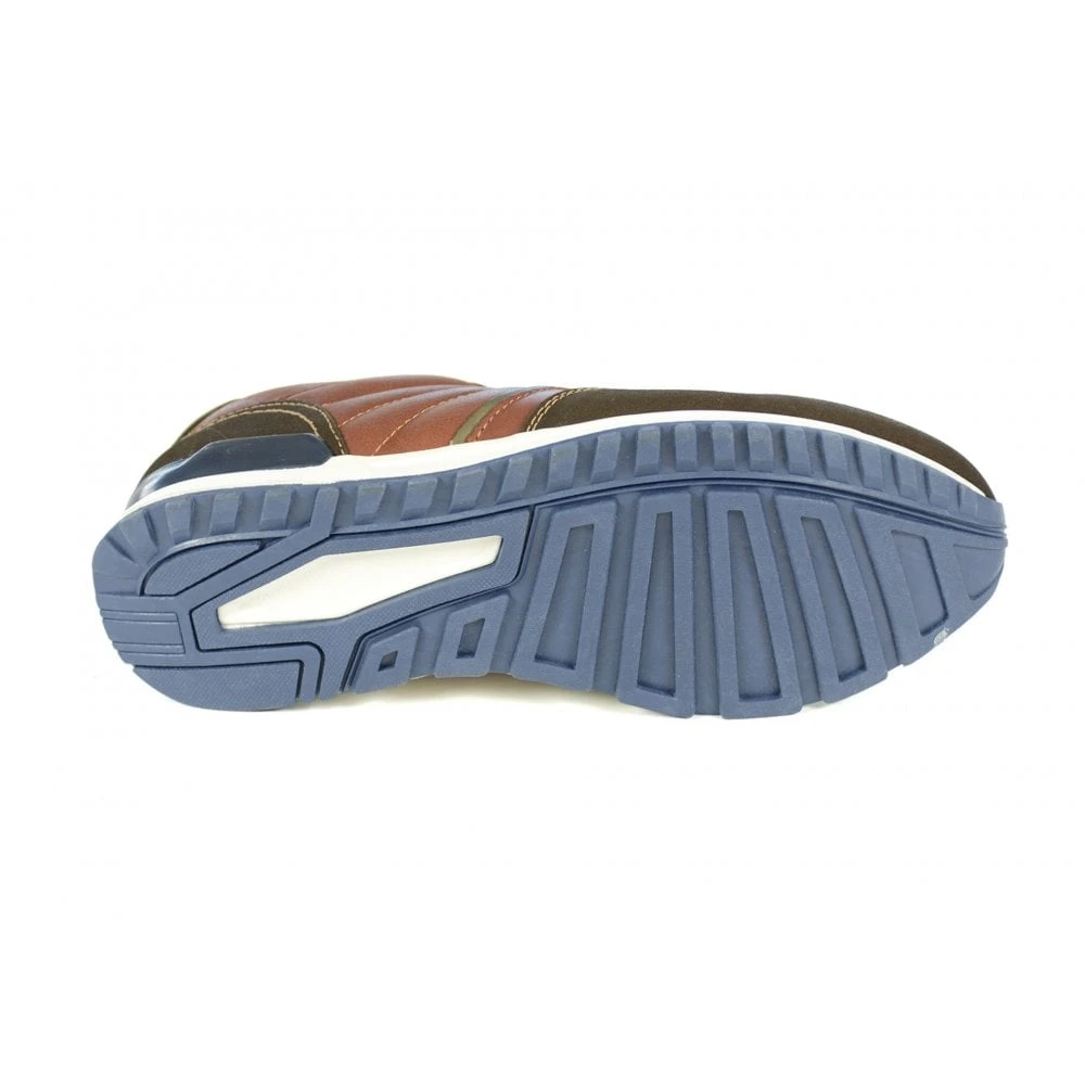 Casual Daily Men's Trainer Tan/Brown: LC OHIO - Image 3