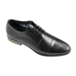 Classic Men's Derby Shoe Black: LC MARIO
