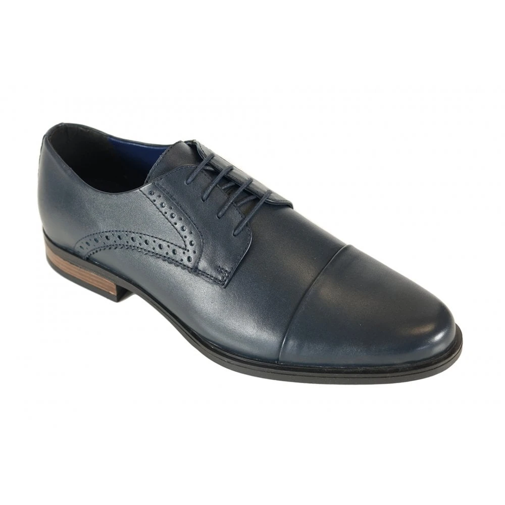 Classic Men's Derby Shoe Navy: LC MARIO