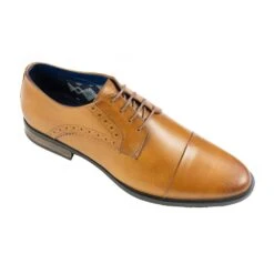 Classic Men's Derby Shoe Tan: LC MARIO