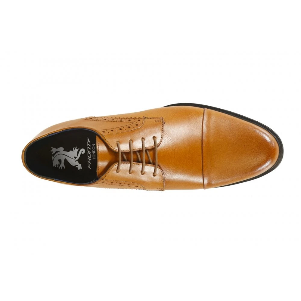Classic Men's Derby Shoe Tan: LC MARIO - Image 3