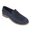 Men's Penny Loafer Navy: LC JONES