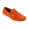 Men's Smart Leather Loafer Orange: LC DOUG