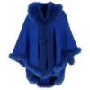 Fur Poncho Blue : Sian