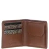 Leather 4 Card Billfold Wallet Tan: GB-802