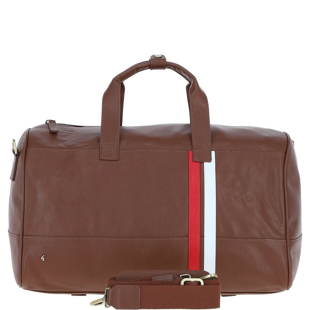 Leather Holdall Tan: GB-64955