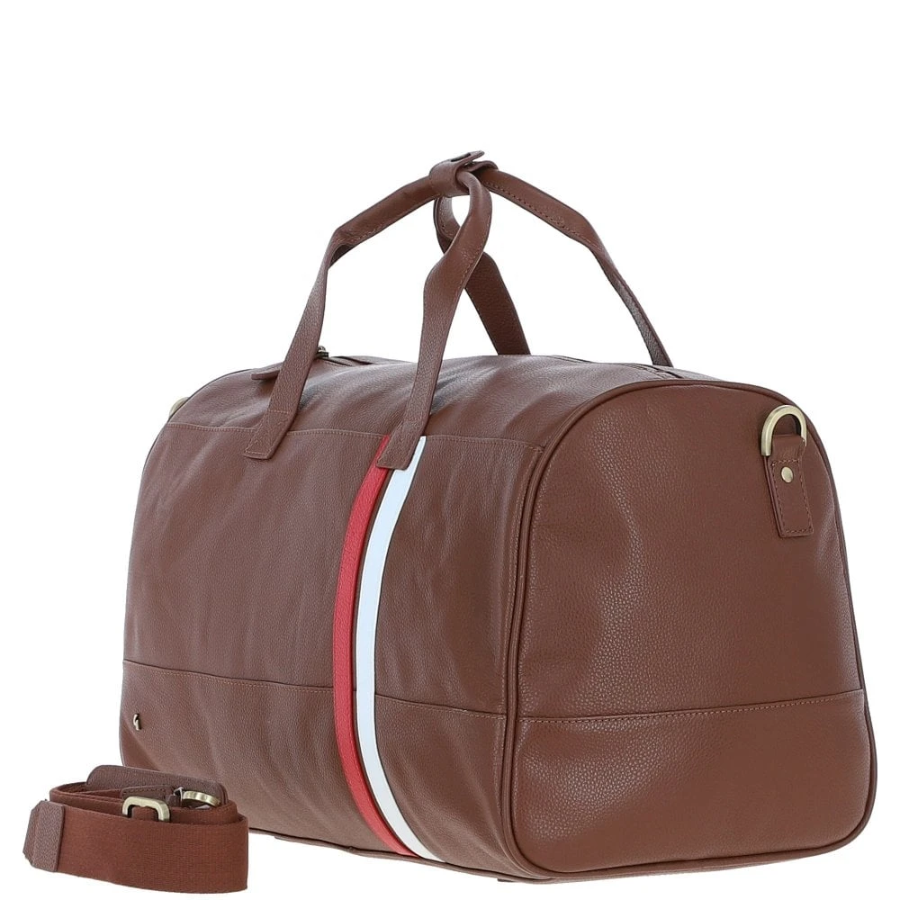Leather Holdall Tan: GB-64955 - Image 2