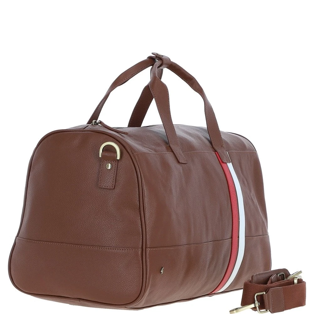 Leather Holdall Tan: GB-64955 - Image 4