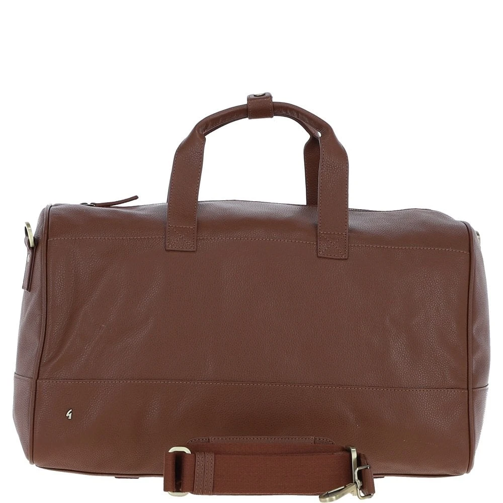 Leather Holdall Tan: GB-64961