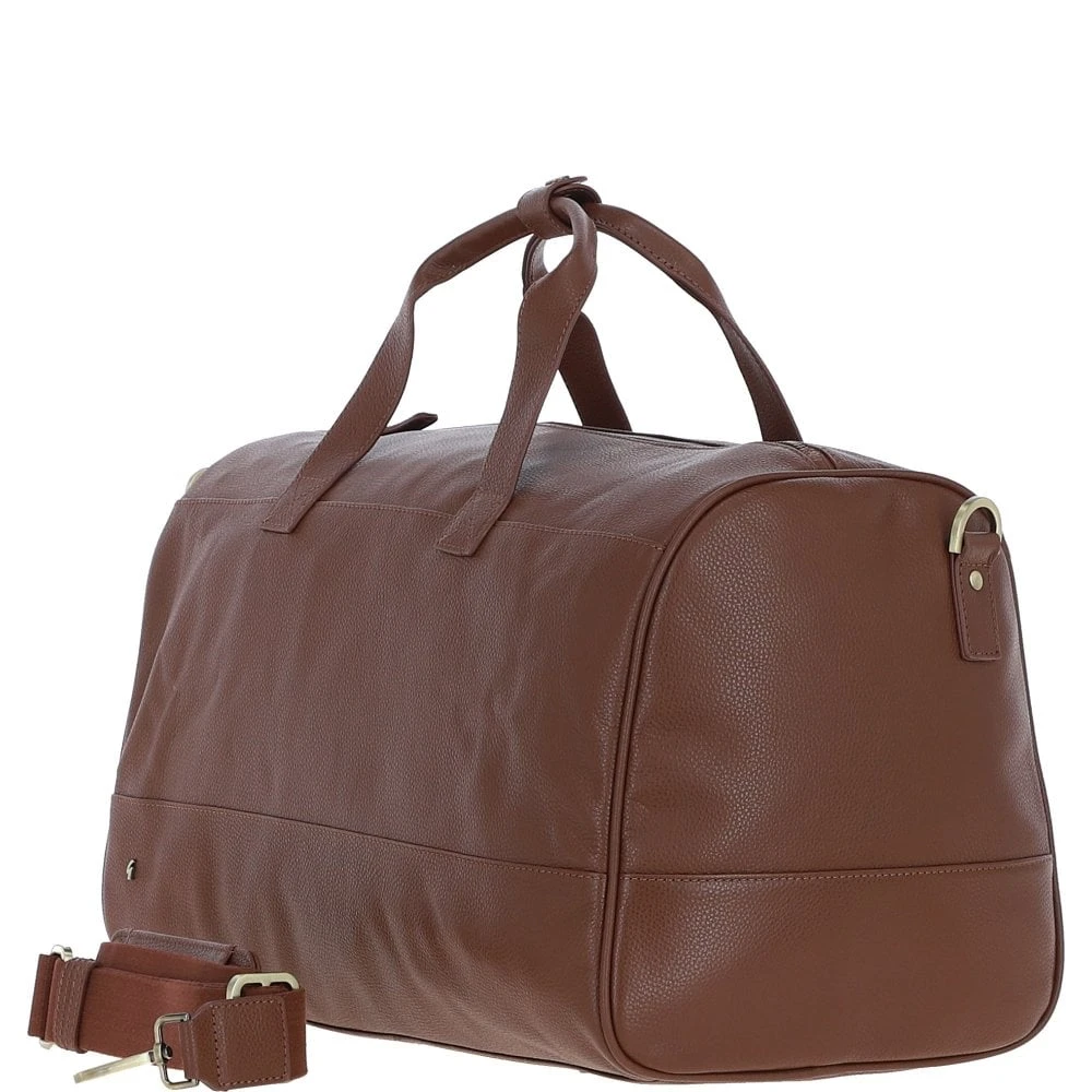 Leather Holdall Tan: GB-64961 - Image 2