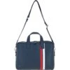 Leather Messenger Bag Navy: GB-64956