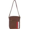 Mens Leather Messenger Bag Tan: GB-64952