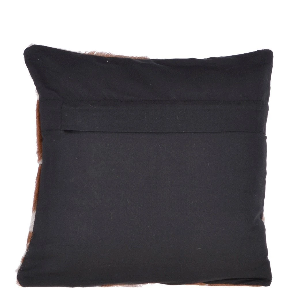 Hair On Hide Square Cushion : Tan Multi - Image 2