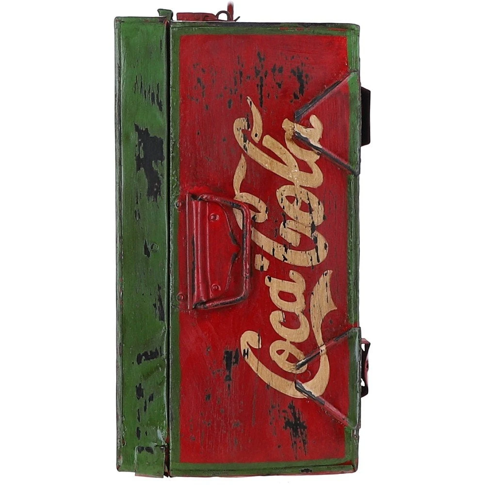 Hand Painted Iron Trunk Cola: 532-4 - Image 5