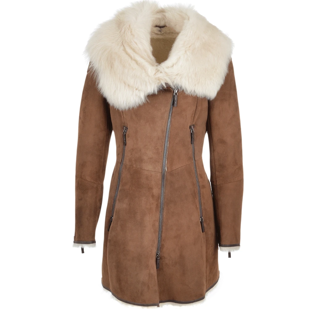 Hooded Toscana Coat Brown : Lyonesse