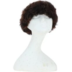 Ladies Luxury Sheepskin Hat Brown/Black: KB-496