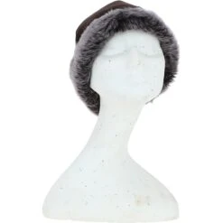 Ladies Luxury Sheepskin Hat Brown/Brissa: KB-496